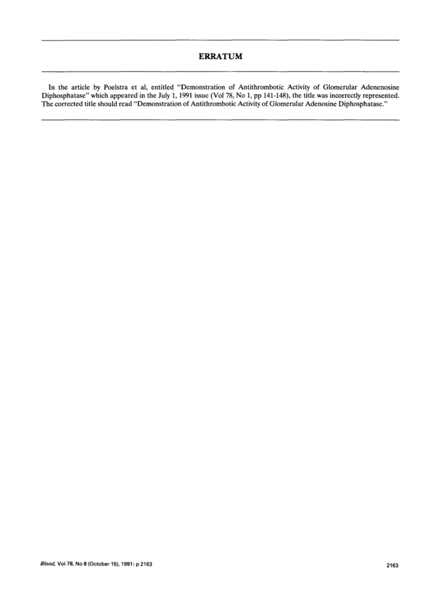 First page of Erratum for vol. 78, p. 141