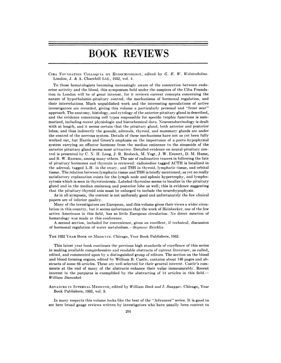 First page of BOOK REVIEWS