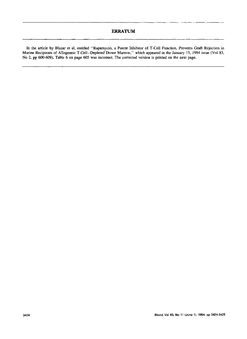 First page of Erratum for vol. 83, p. 600
