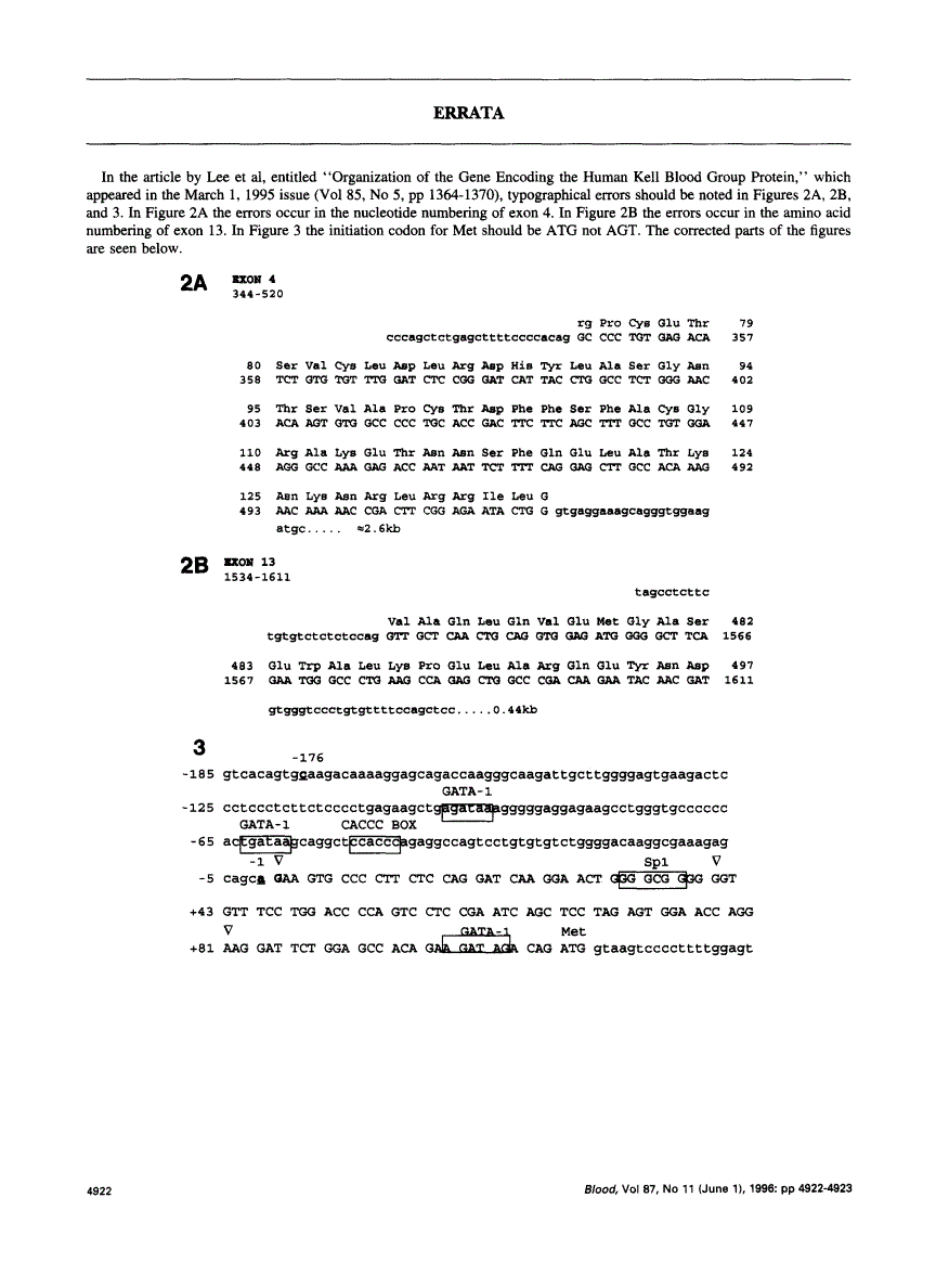 First page of Erratum for vol. 87, p. 1698