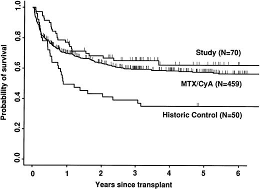 Fig. 5. Probability of survival.
