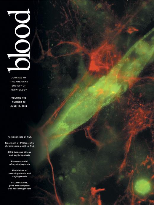 Blood Cover Image for Volume 103, Issue 12