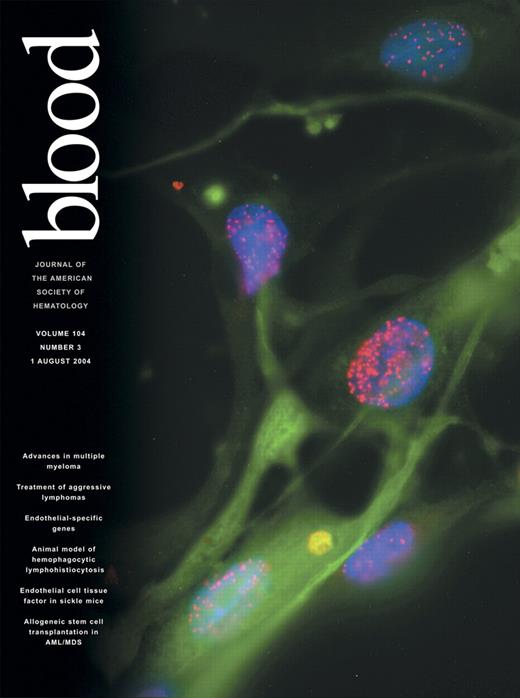 Blood Cover Image for Volume 104, Issue 3