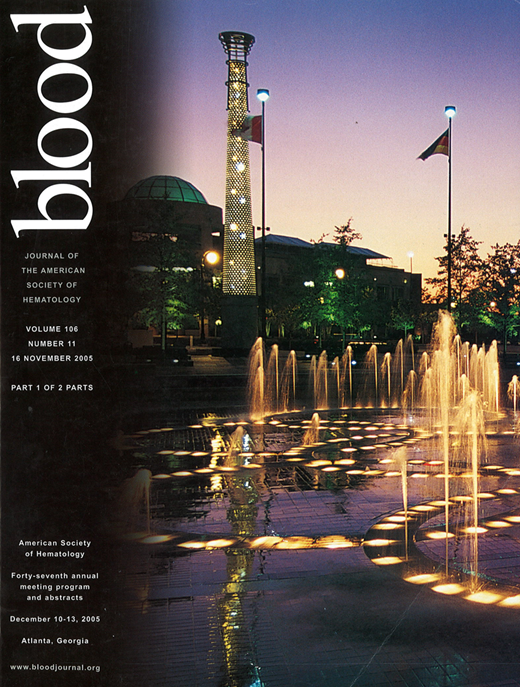 Blood Cover Image for Volume 106, Issue 11