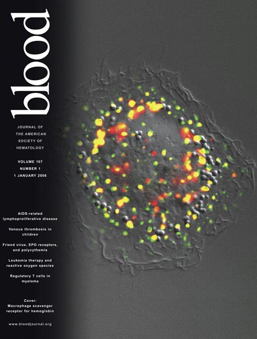 Blood Cover Image for Volume 107, Issue 1