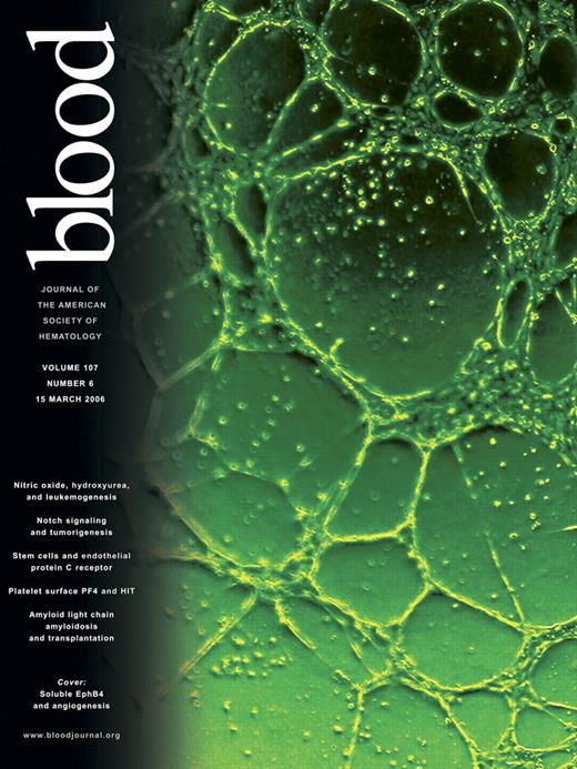 Blood Cover Image for Volume 107, Issue 6