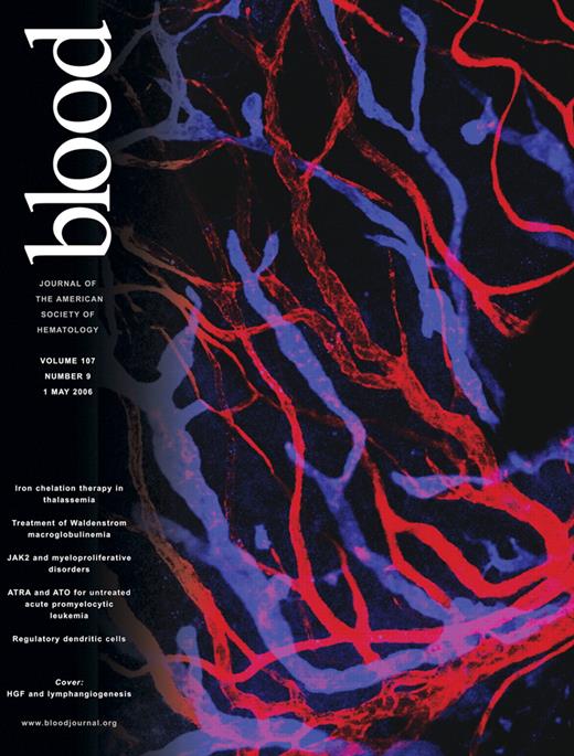 Blood Cover Image for Volume 107, Issue 9