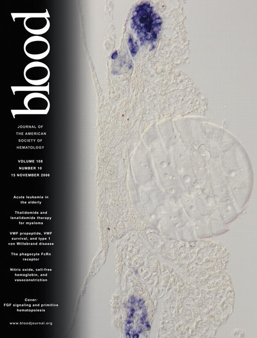 Blood Cover Image for Volume 108, Issue 10