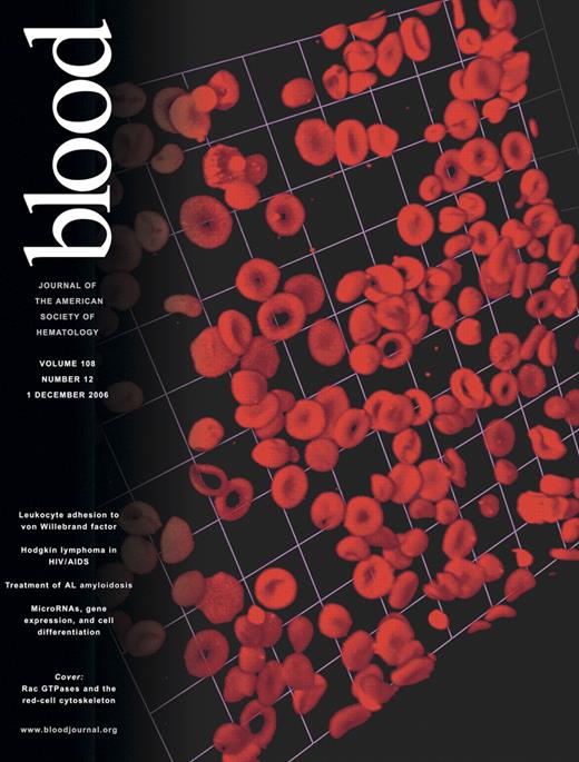 Blood Cover Image for Volume 108, Issue 12