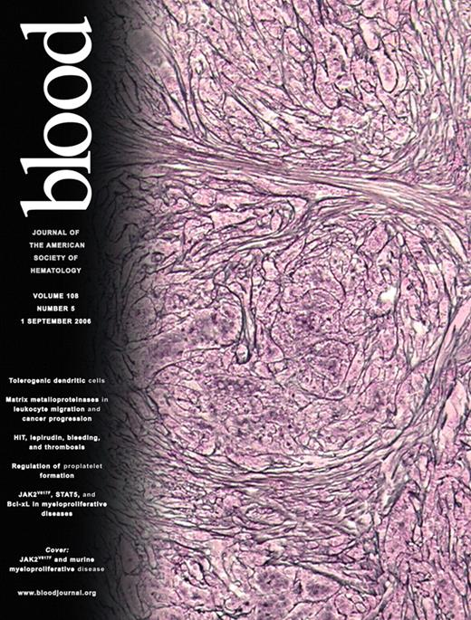 Blood Cover Image for Volume 108, Issue 5