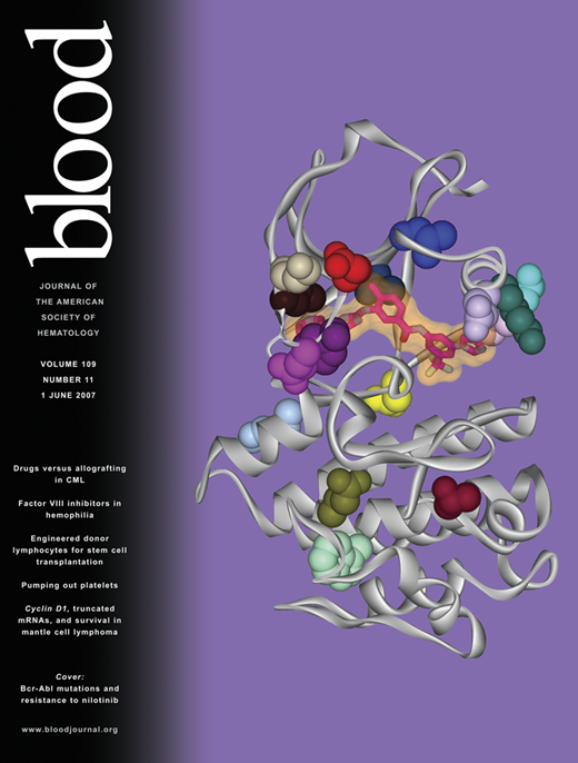 Blood Cover Image for Volume 109, Issue 11