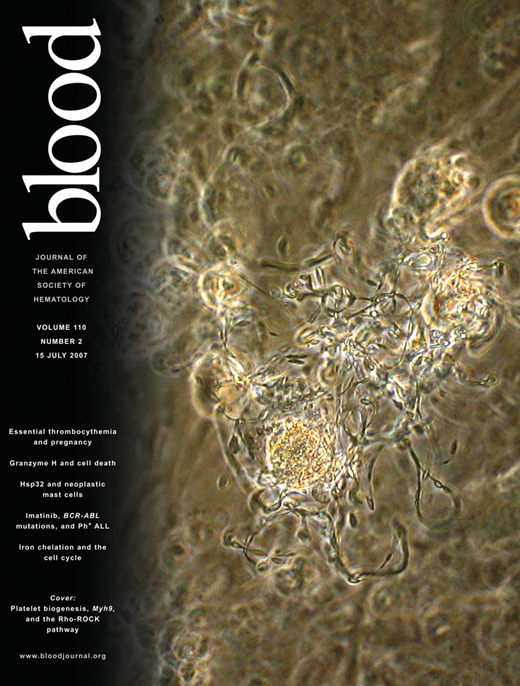 Blood Cover Image for Volume 110, Issue 2