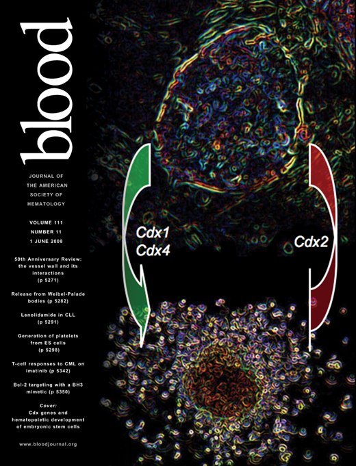 Blood Cover Image for Volume 111, Issue 11