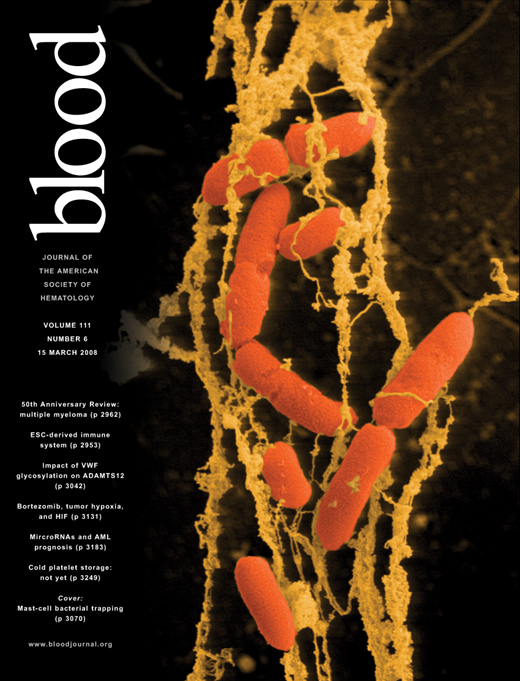 Blood Cover Image for Volume 111, Issue 6