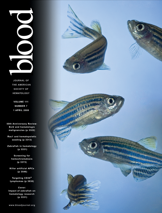 Blood Cover Image for Volume 111, Issue 7