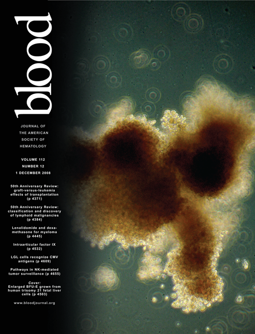 Blood Cover Image for Volume 112, Issue 12