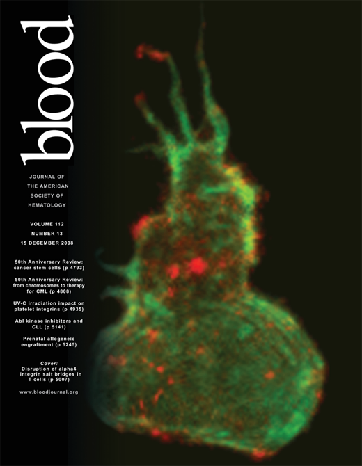 Blood Cover Image for Volume 112, Issue 13