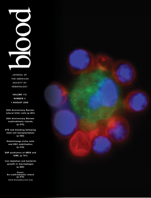 Blood Cover Image for Volume 112, Issue 3