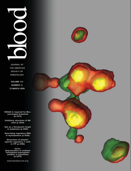 Blood Cover Image for Volume 113, Issue 11