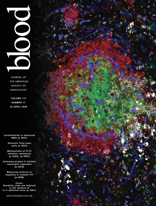 Blood Cover Image for Volume 113, Issue 17