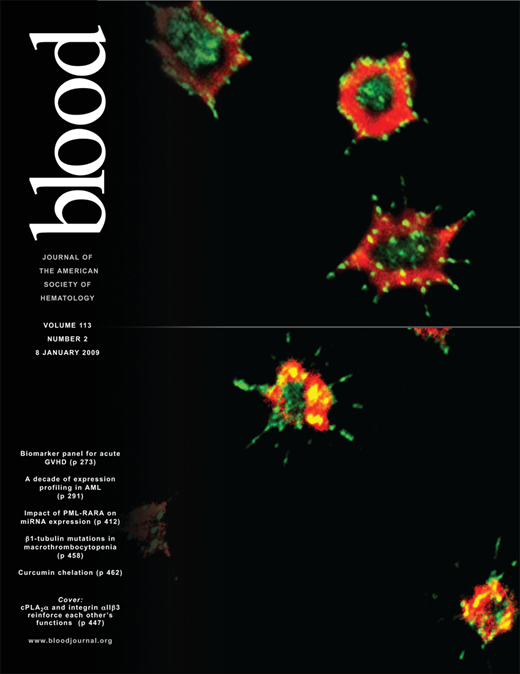 Blood Cover Image for Volume 113, Issue 2