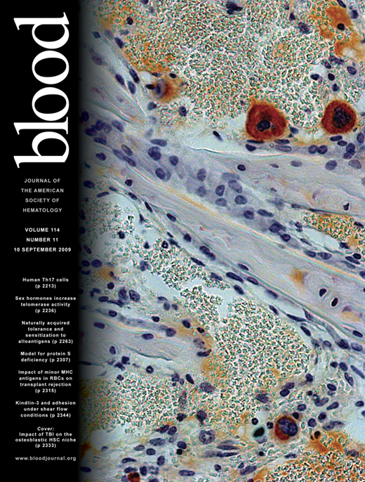 Blood Cover Image for Volume 114, Issue 11