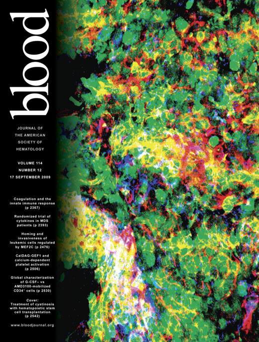 Blood Cover Image for Volume 114, Issue 12