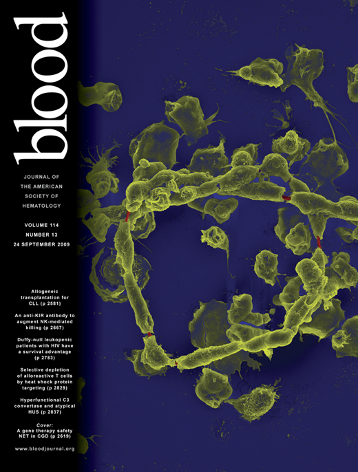 Blood Cover Image for Volume 114, Issue 13