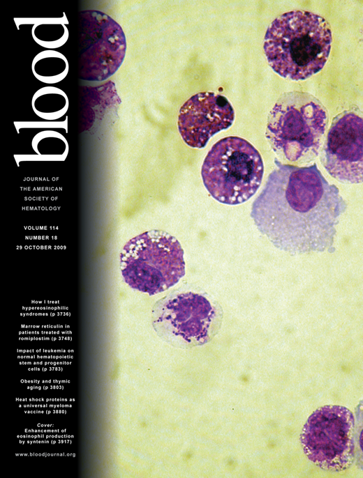 Blood Cover Image for Volume 114, Issue 18