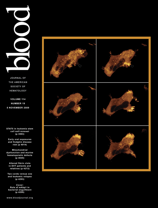 Blood Cover Image for Volume 114, Issue 19