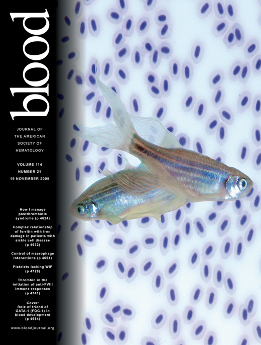 Blood Cover Image for Volume 114, Issue 21