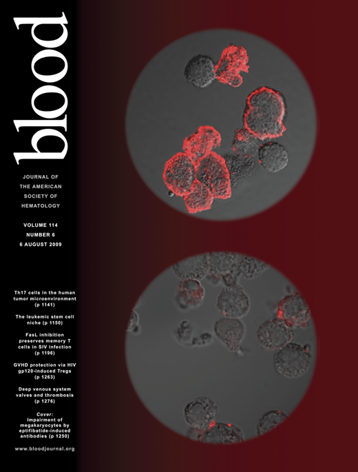 Blood Cover Image for Volume 114, Issue 6