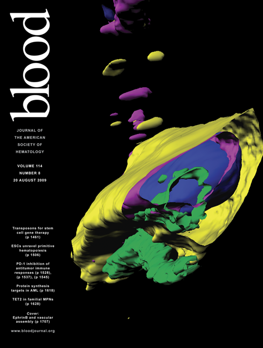 Blood Cover Image for Volume 114, Issue 8