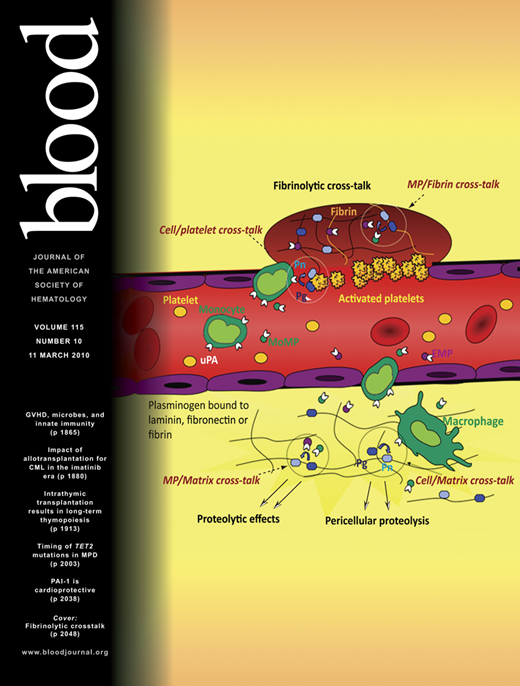 Blood Cover Image for Volume 115, Issue 10