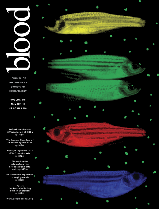 Blood Cover Image for Volume 115, Issue 16