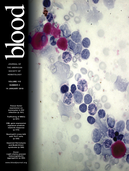 Blood Cover Image for Volume 115, Issue 2