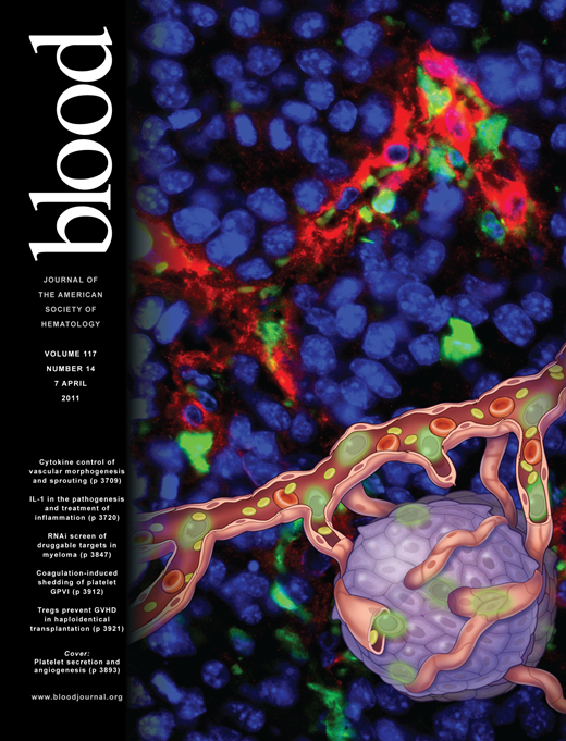 Blood Cover Image for Volume 117, Issue 14