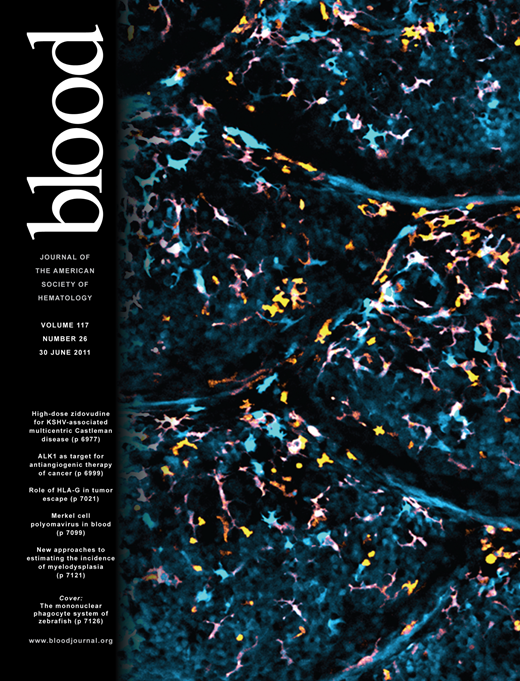 Blood Cover Image for Volume 117, Issue 26