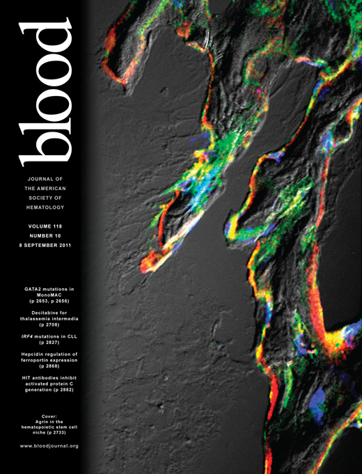 Blood Cover Image for Volume 118, Issue 10