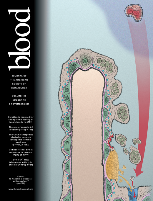 Blood Cover Image for Volume 118, Issue 18