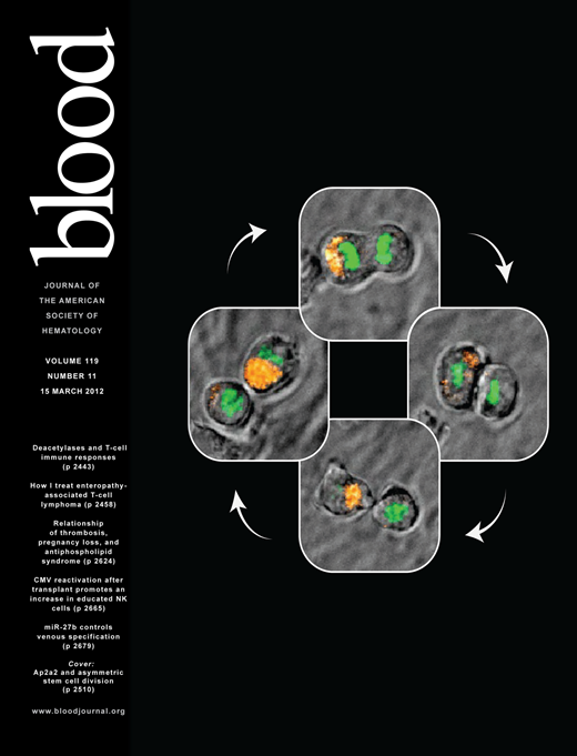 Blood Cover Image for Volume 119, Issue 11