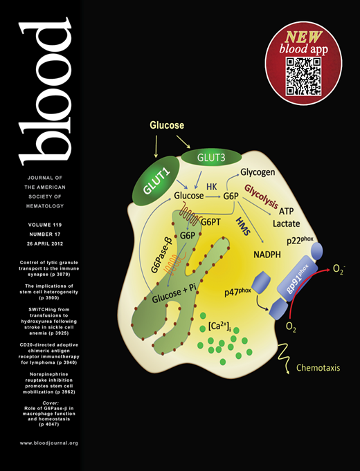 Blood Cover Image for Volume 119, Issue 17