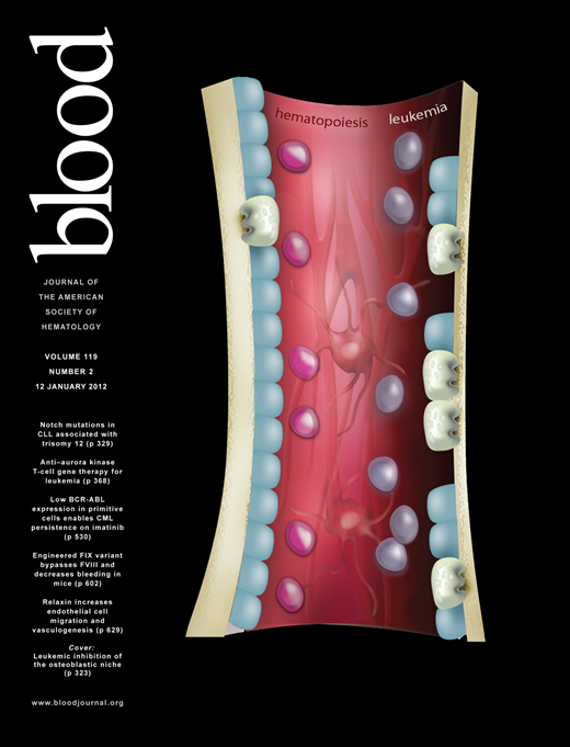 Blood Cover Image for Volume 119, Issue 2