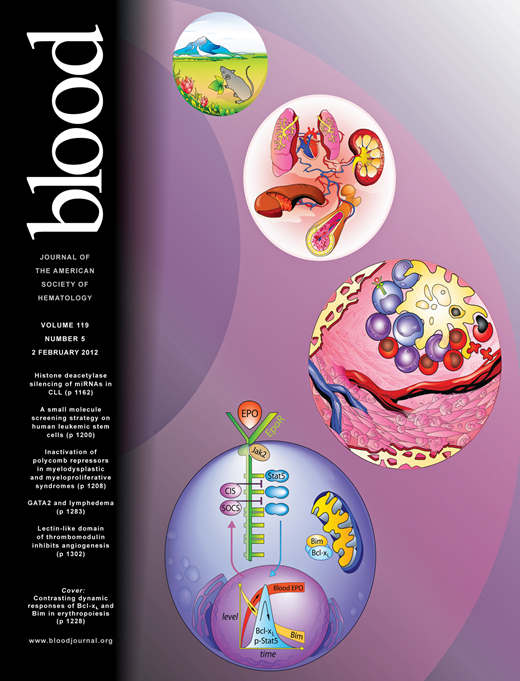Blood Cover Image for Volume 119, Issue 5