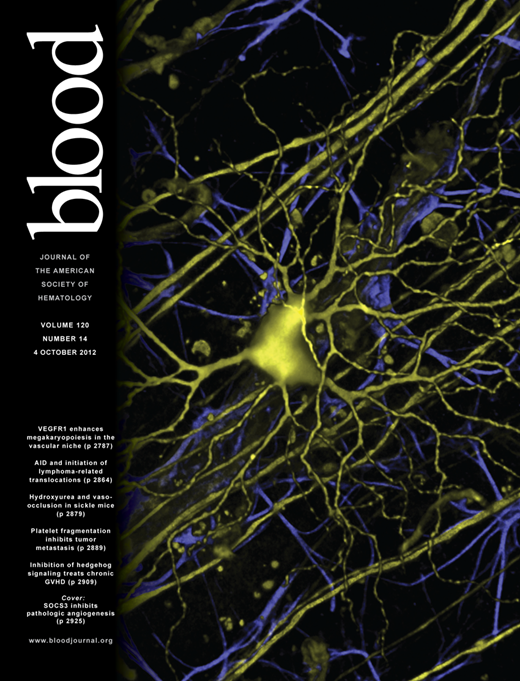 Blood Cover Image for Volume 120, Issue 14