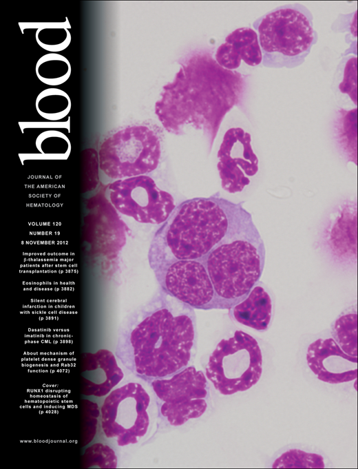 Blood Cover Image for Volume 120, Issue 19