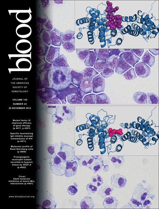 Blood Cover Image for Volume 120, Issue 23
