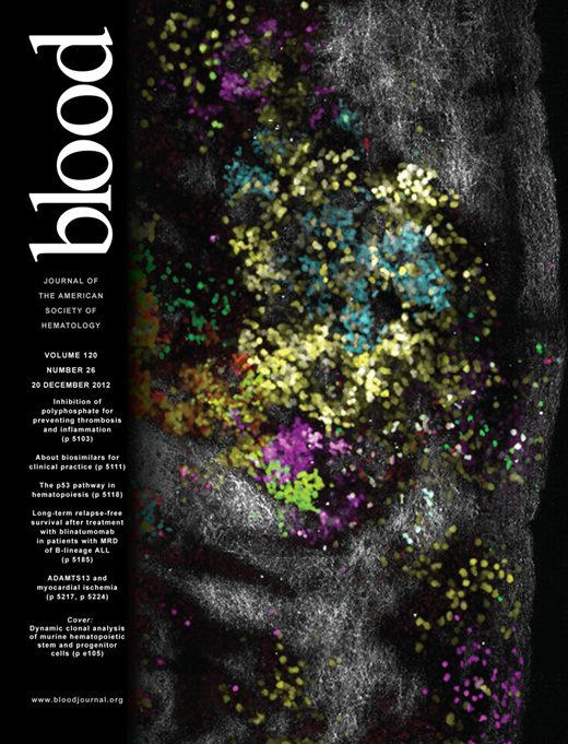 Blood Cover Image for Volume 120, Issue 26