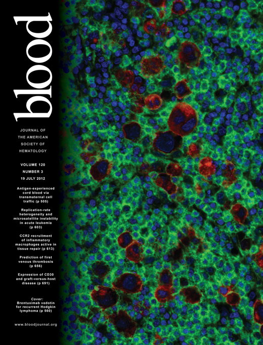 Blood Cover Image for Volume 120, Issue 3