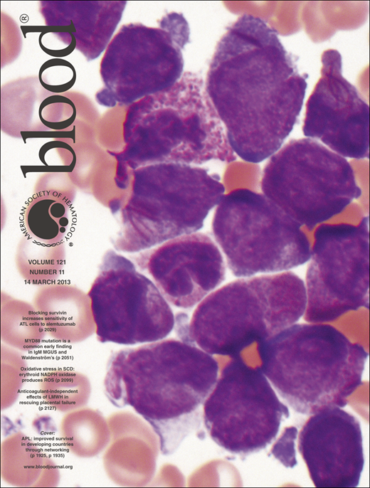 Blood Cover Image for Volume 121, Issue 11